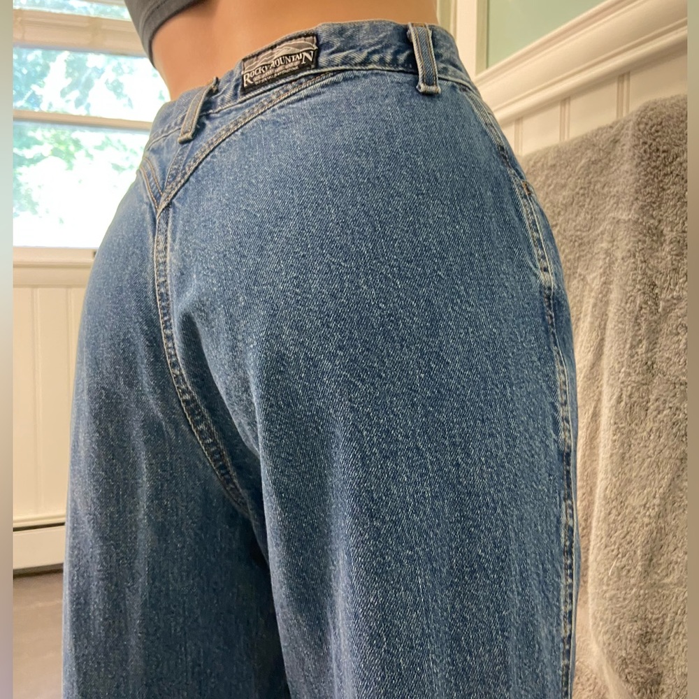 Vintage Cowgirl Rocky Mountain Blue Jeans 🏔️